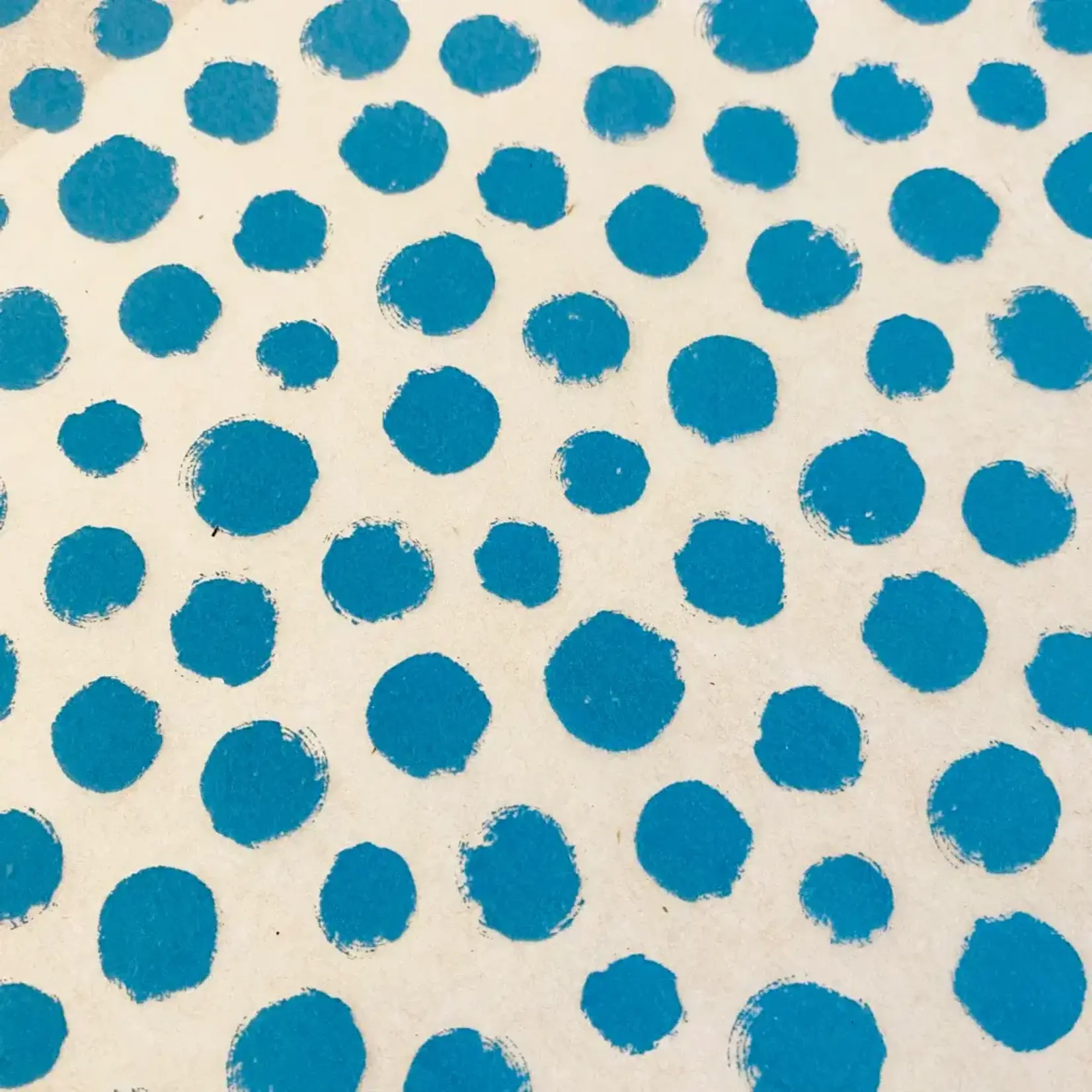Elan Pottery Transfers Polka Dots - Underglaze Transfer - turquoise