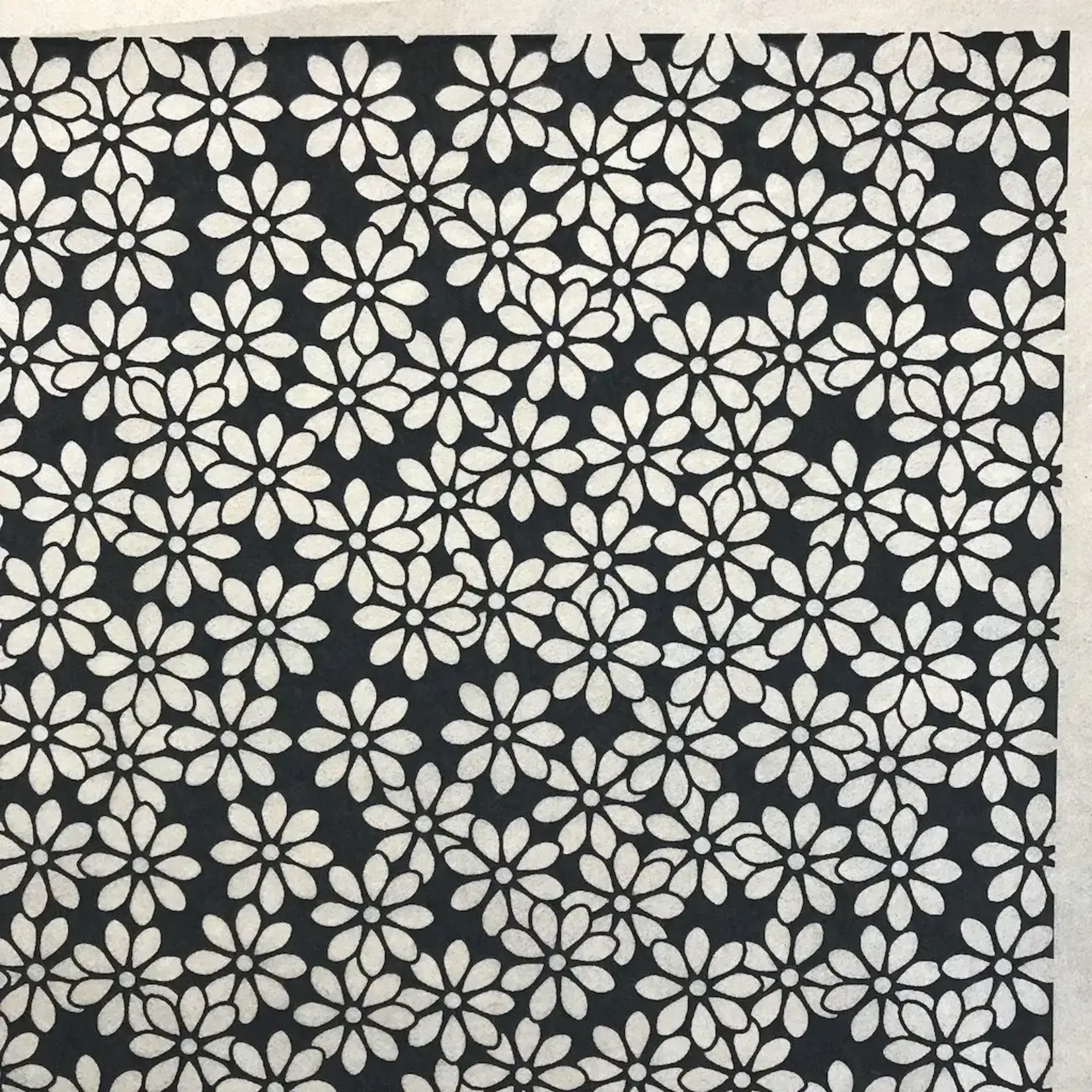 Elan Pottery Transfers Tiny Flowers Underglaze Transfer - Black
