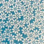 Elan Pottery Transfers Tiny Flowers Underglaze Transfer - Turquoise