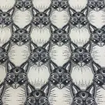 Elan Pottery Transfers Cat Mystic Underglaze Transfer - Black