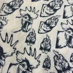 Elan Pottery Transfers Underglaze Transfer EP- Chicken Peeking - Black