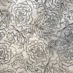 Elan Pottery Transfers Peonies Underglaze Transfer - Black