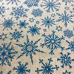 Elan Pottery Transfers Snowflakes Underglaze Transfer - Blue