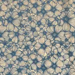 Elan Pottery Transfers Apple Blossom Underglaze Transfer - Blue