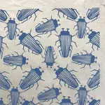 Elan Pottery Transfers Beetles Underglaze Transfer - Blue