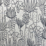 Elan Pottery Transfers Cacti Underglaze Transfer - Black