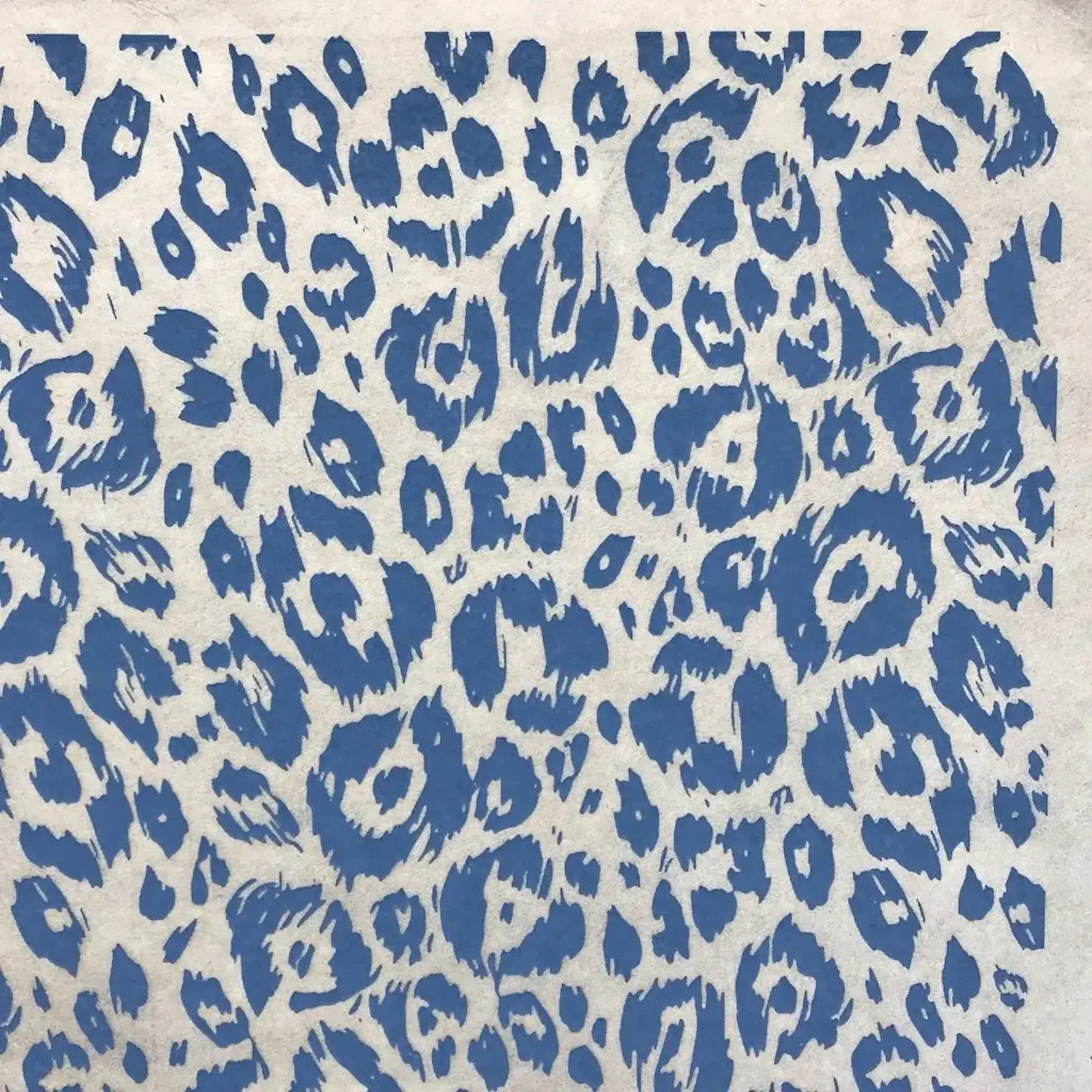 Elan Pottery Transfers Cheetah Underglaze Transfer - Blue