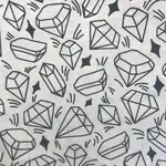 Elan Pottery Transfers Crystals Underglaze Transfer - Black