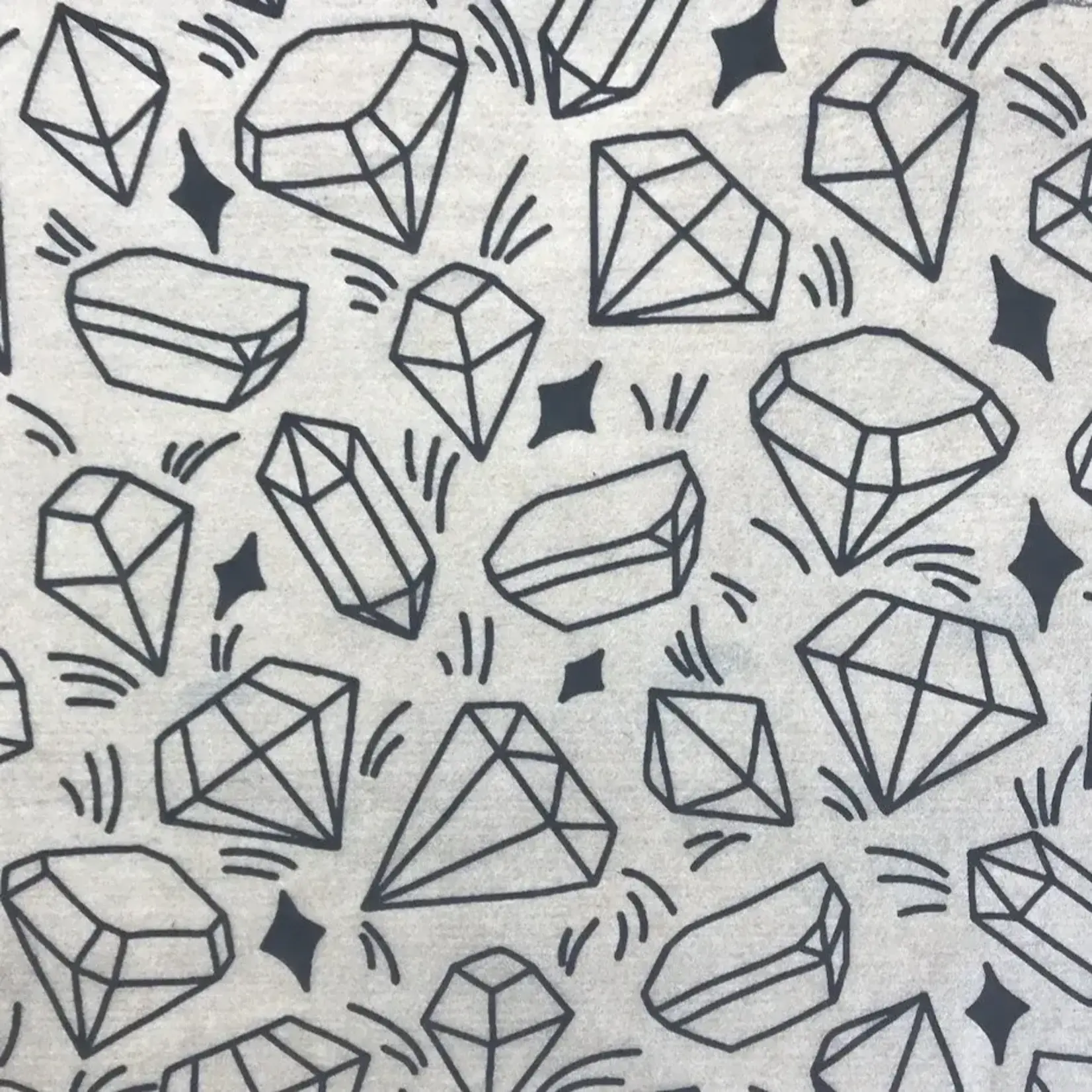 Elan Pottery Transfers Crystals Underglaze Transfer - Black