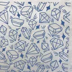 Elan Pottery Transfers Crystals Underglaze Transfer - Blue