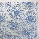 Elan Pottery Transfers Daisy Underglaze Transfer - Blue