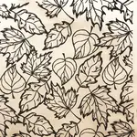 Elan Pottery Transfers Fall Leaves Underglaze Transfer - Black