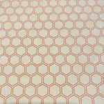 Elan Pottery Transfers Honeycomb Underglaze Transfer - Pink