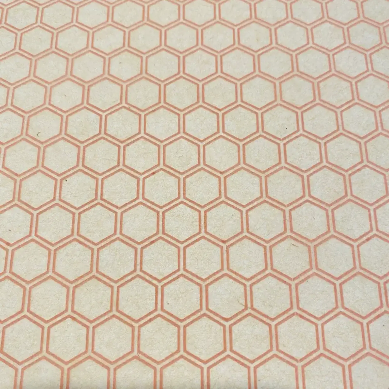 Elan Pottery Transfers Honeycomb Underglaze Transfer - Pink