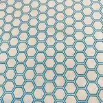 Elan Pottery Transfers Honeycomb Underglaze Transfer - Turquoise