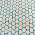 Underglaze Transfer EP-Honeycomb Turquoise
