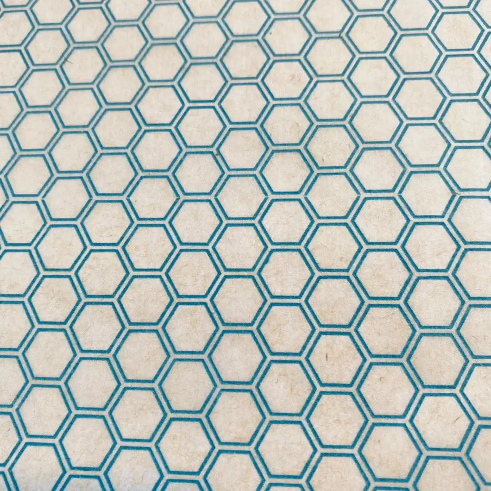 Elan Pottery Transfers Honeycomb Underglaze Transfer - Turquoise