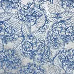 Elan Pottery Transfers Hydrangea Underglaze Transfer - Blue