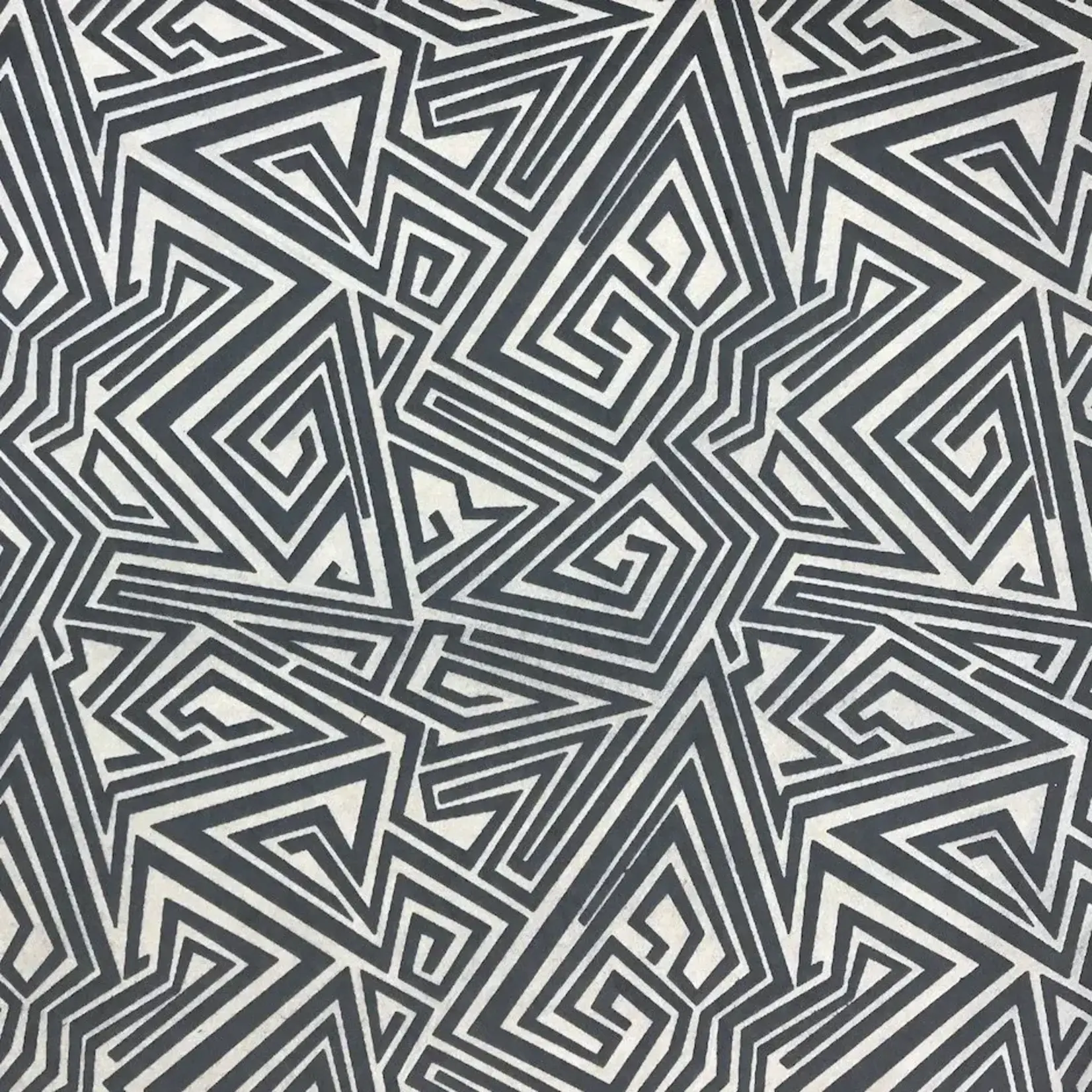 Elan Pottery Transfers Labyrinth Underglaze Transfer - Black