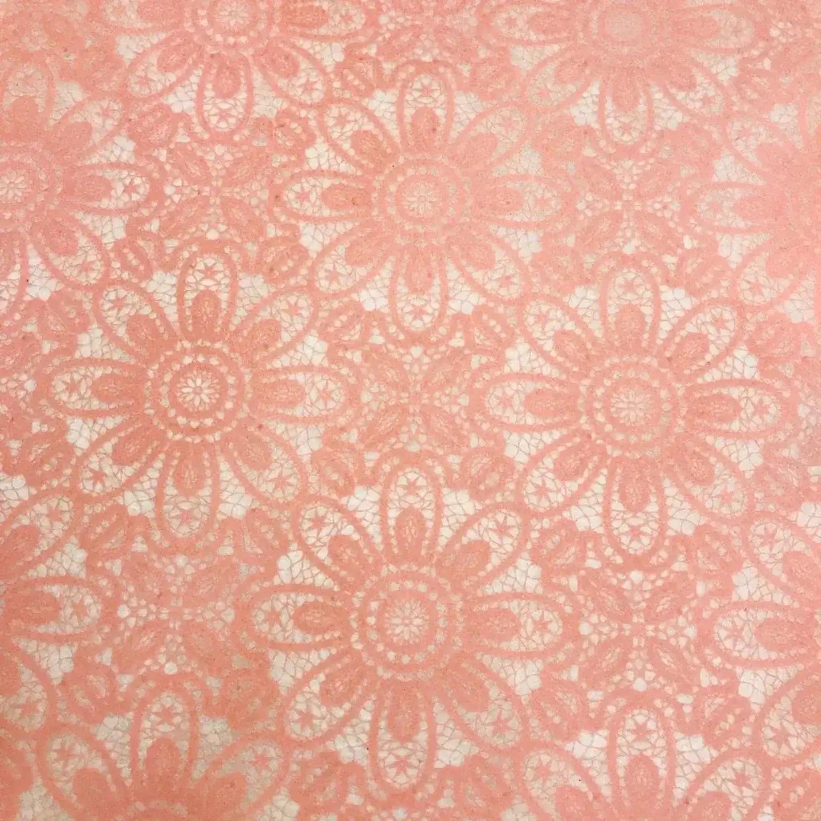 Elan Pottery Transfers Lace Underglaze Transfer - Pink