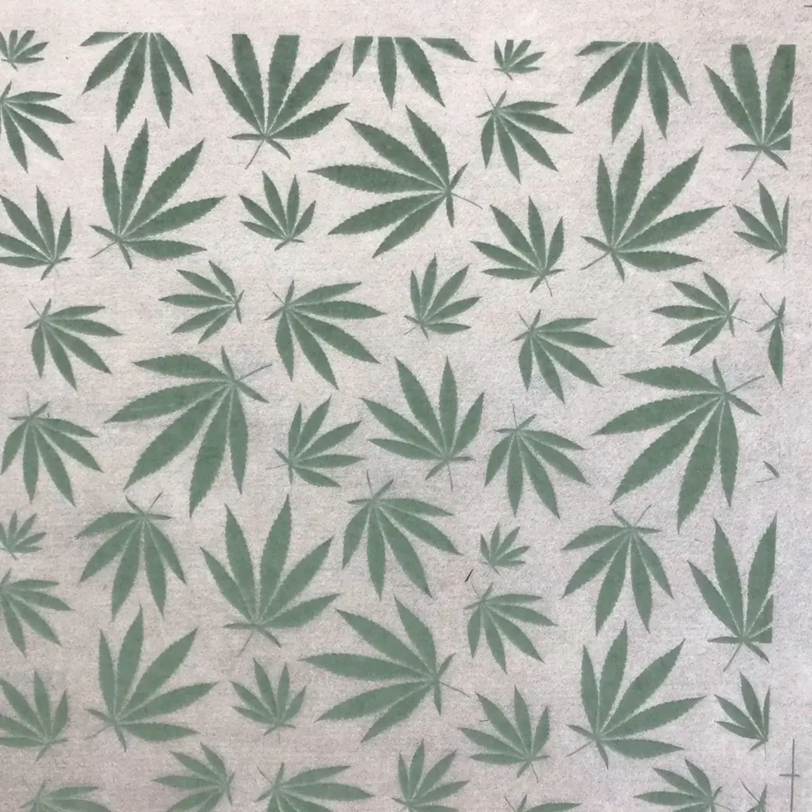 Elan Pottery Transfers Mary Jane Leaves Underglaze Transfer - Green