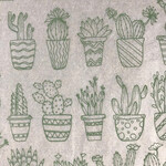 Elan Pottery Transfers Potted Plants Underglaze Transfer - Green