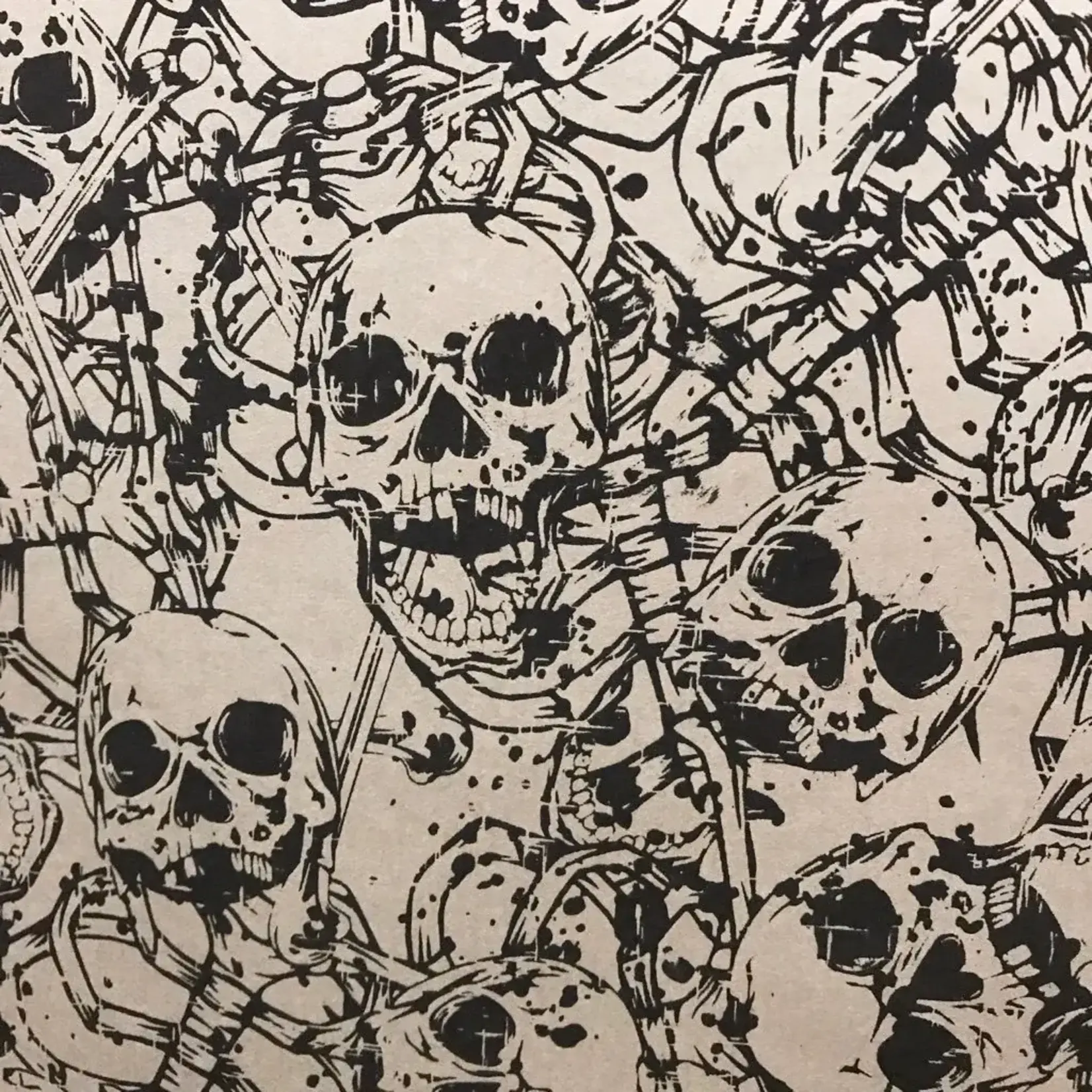 Elan Pottery Transfers Skeletons Underglaze Transfer - Black