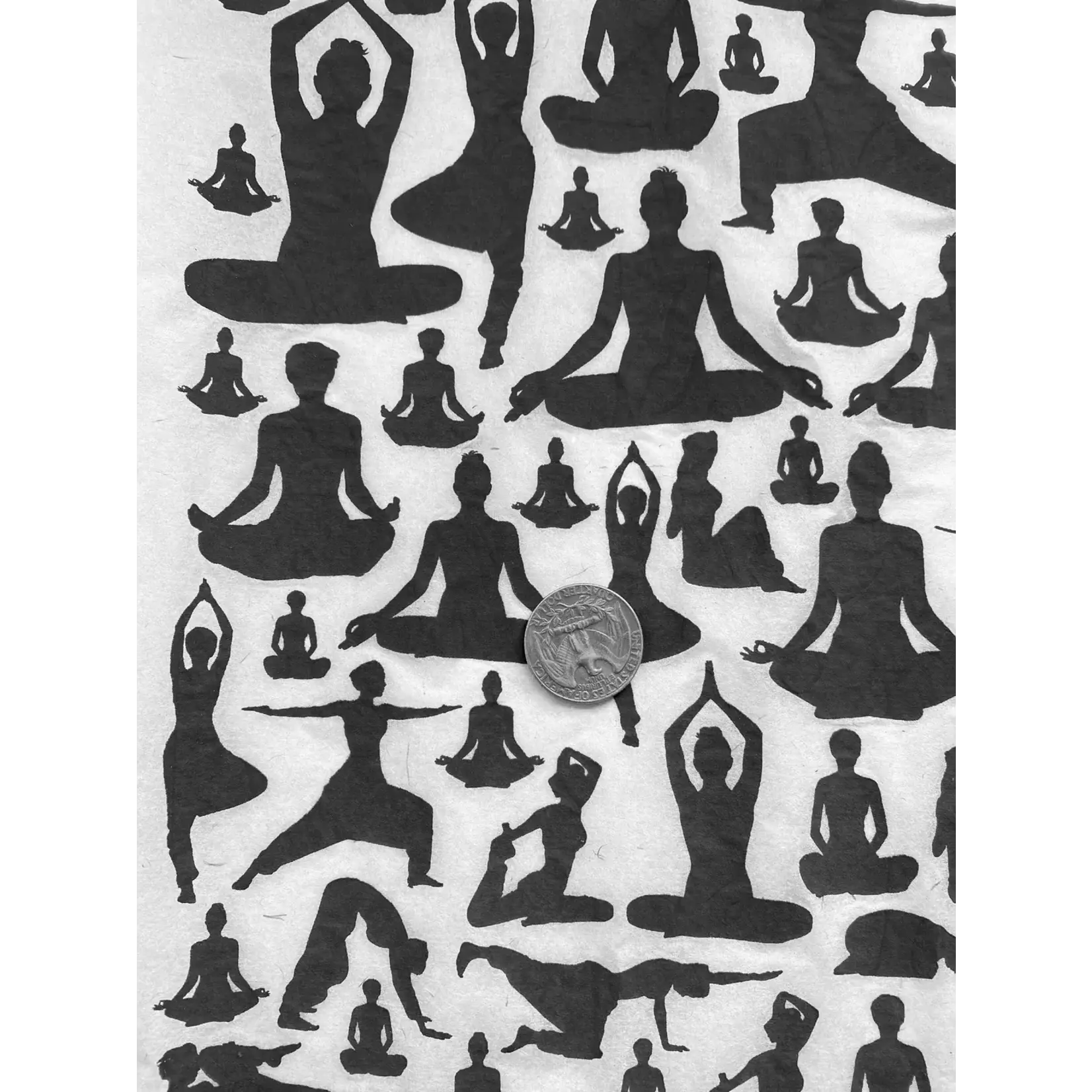 Elan Pottery Transfers Yoga Underglaze Transfer - Black