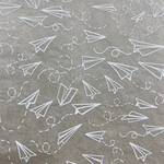 Elan Pottery Transfers Paper Planes Underglaze Transfer - White