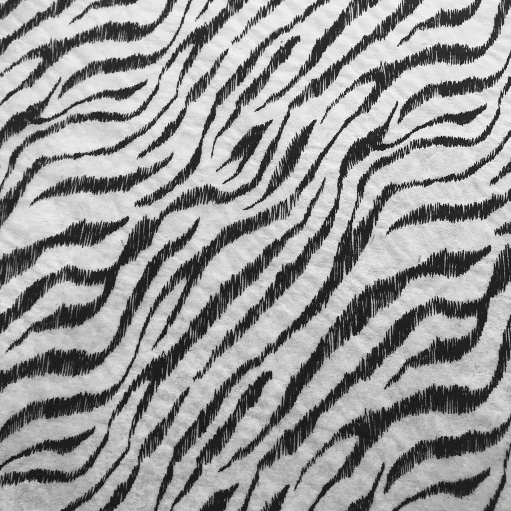 Elan Pottery Transfers Zebra Stripes Underglaze Transfer - Black