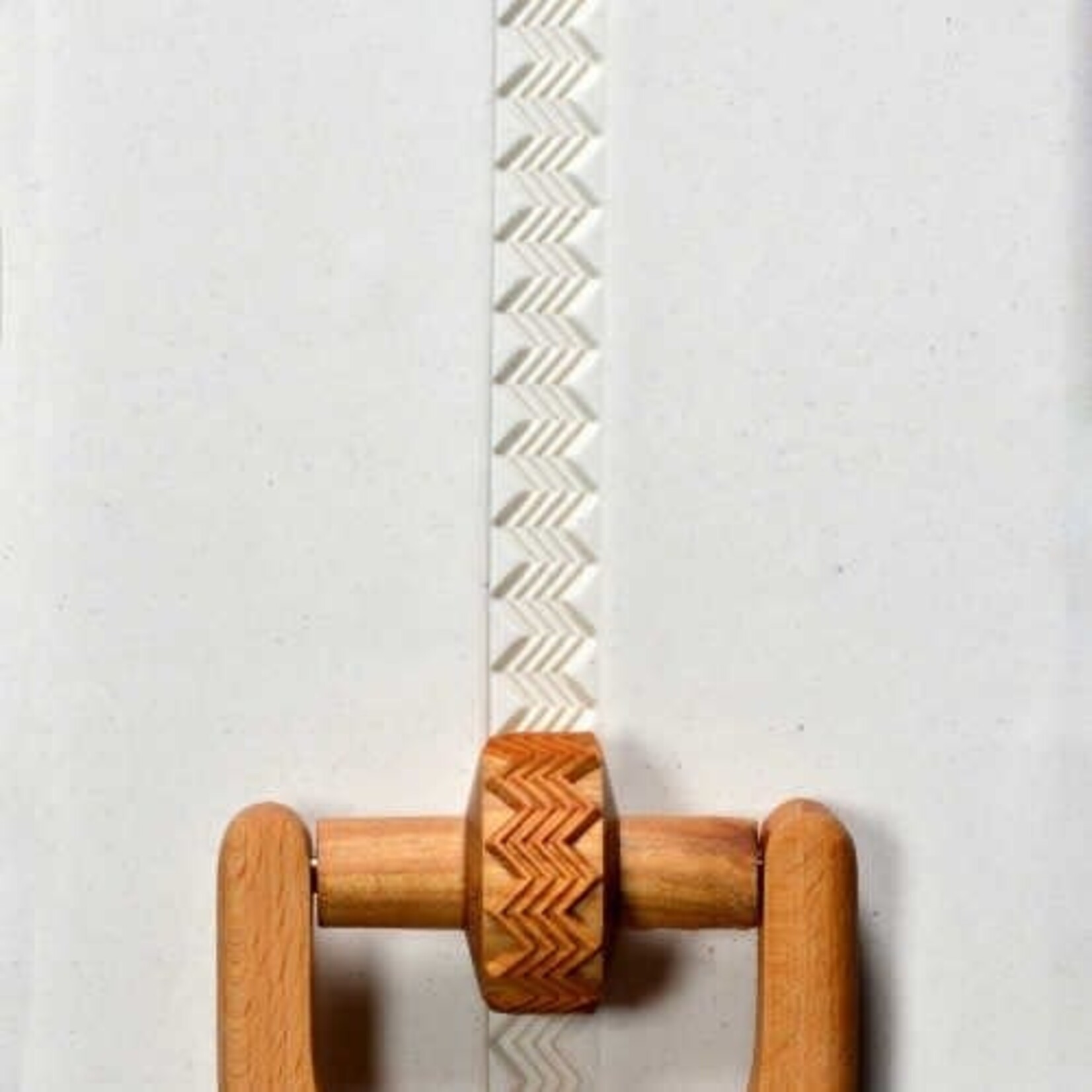MKM POTTERY TOOLS MKM RS-004 Small Handle Roller – 4 Zigzag