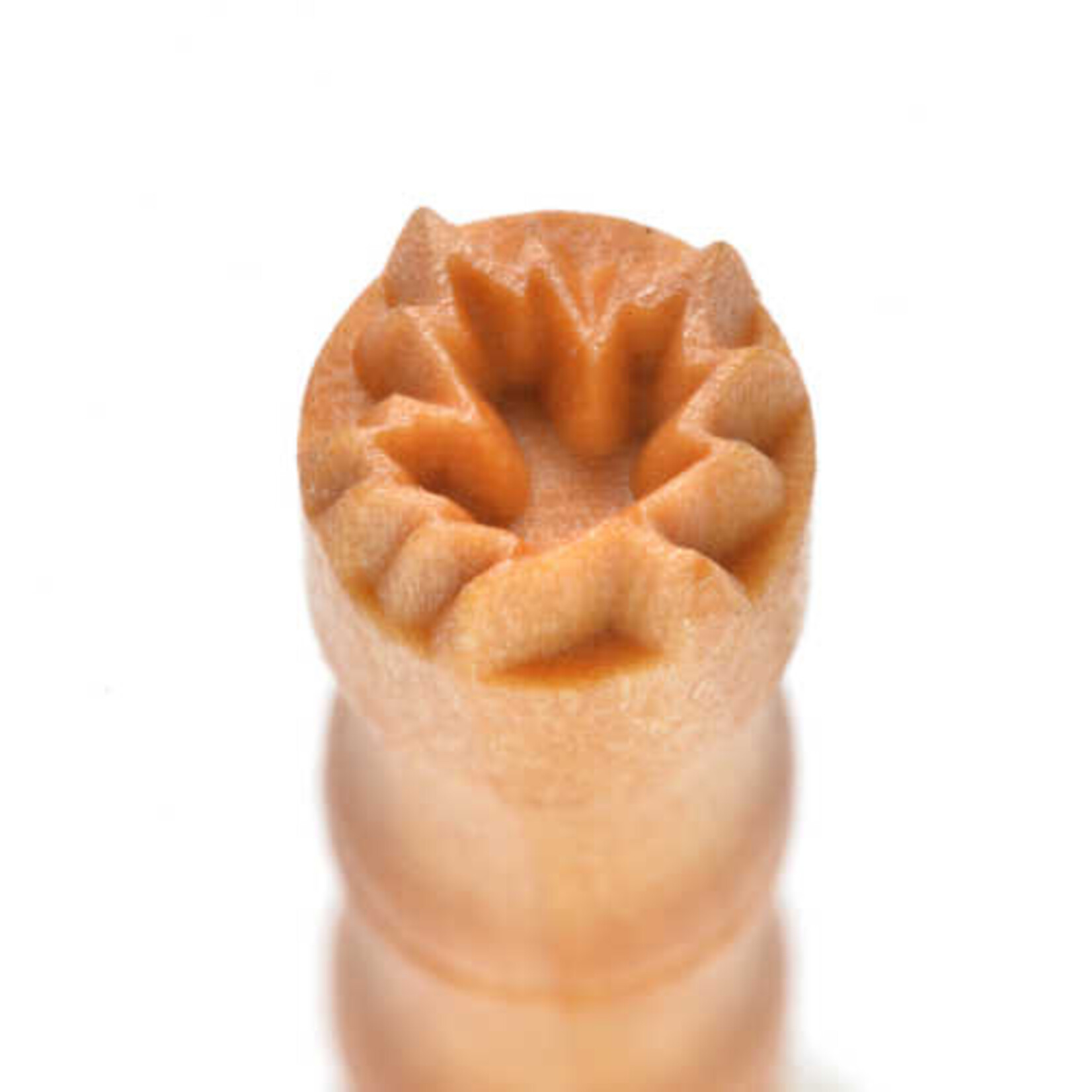 MKM POTTERY TOOLS MKM Smr-032 Mini Round Stamp – Maple Leaf Outline