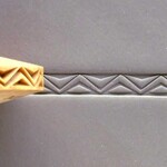 MKM POTTERY TOOLS MKM FINGER ROLLER FR-004 – Fancy Zigzag