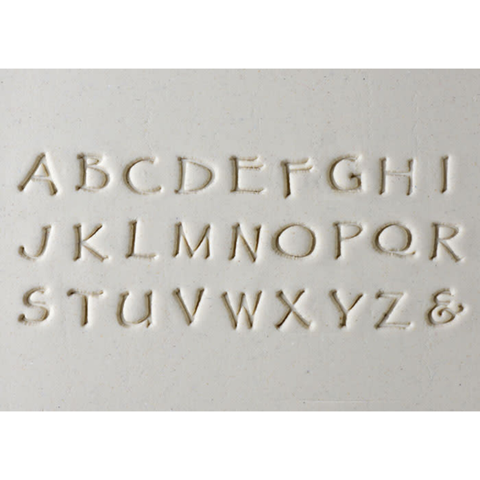 MKM POTTERY TOOLS Prints Charming Upper Case Font Sets