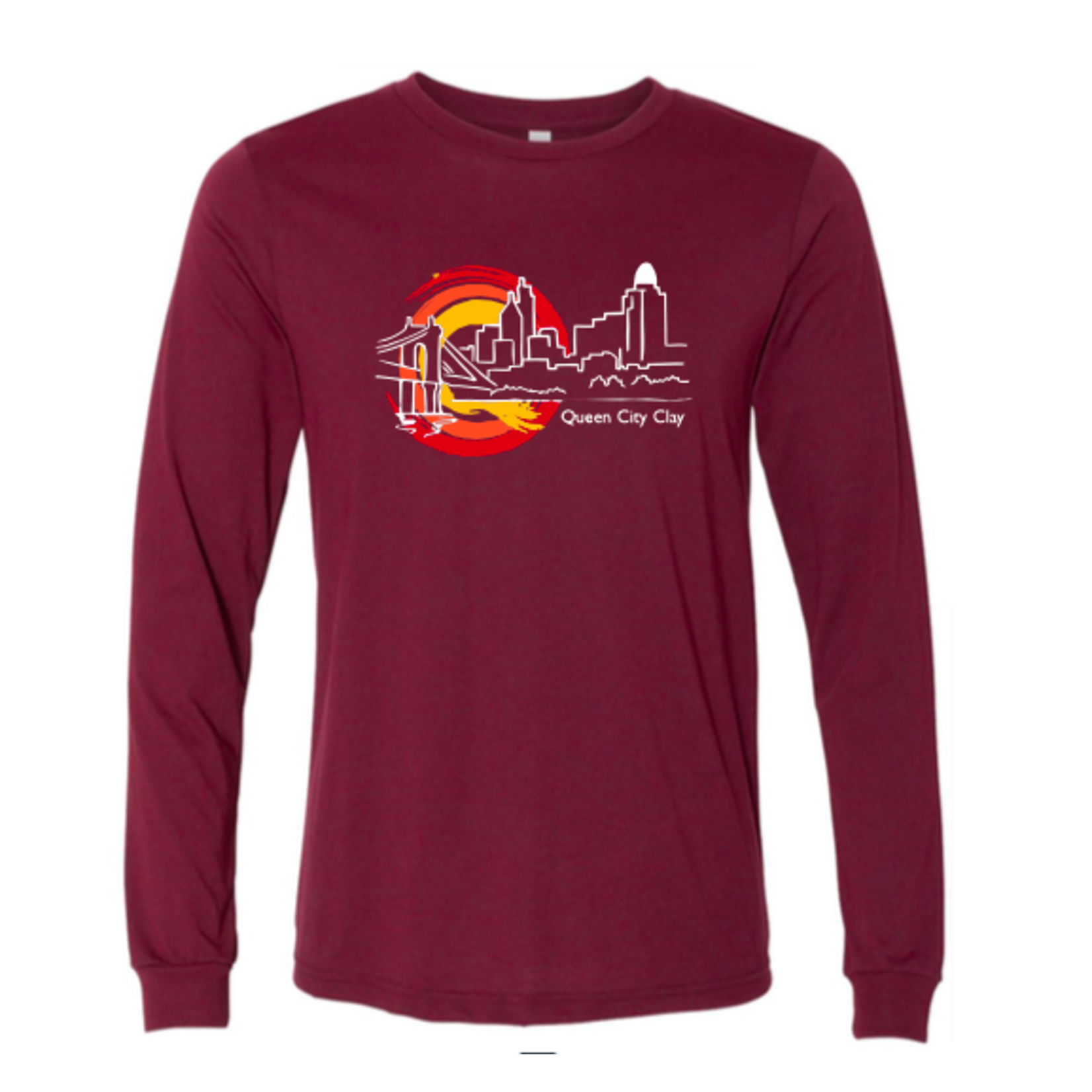 Queen City Clay QCC City Tee-Long Sleeve