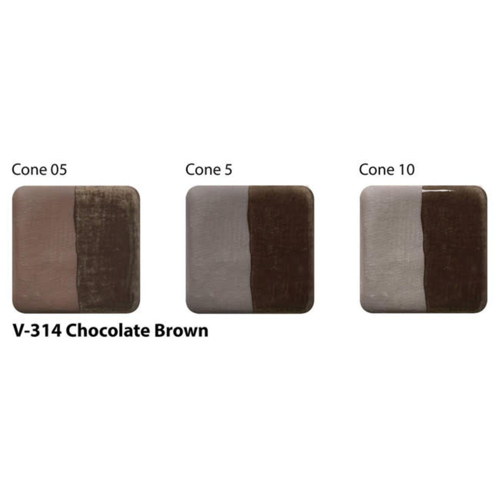 American Art Clay UG LIQ V-314 CHOCOLATE BROWN UNDERGLAZE