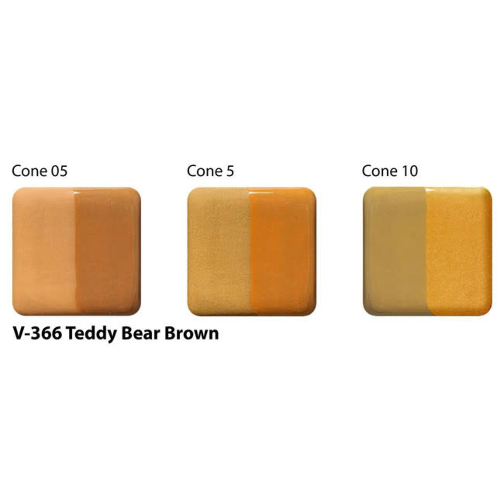 American Art Clay UG LIQ V-366 TEDDY BEAR BROWN UNDERGLAZE