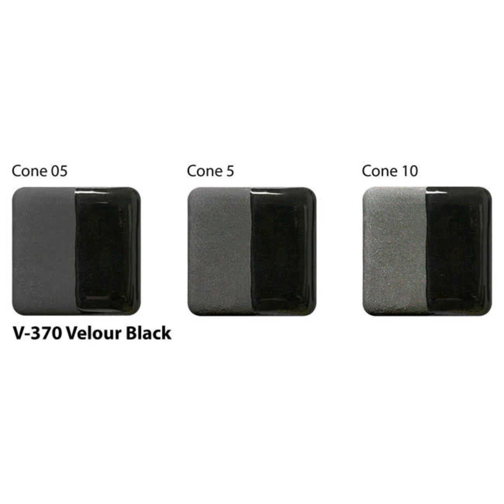 American Art Clay UG LIQ V-370 VELOUR BLACK UNDERGLAZE