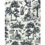 Elan Pottery Transfers Countryside Toile Underglaze Transfer - Black