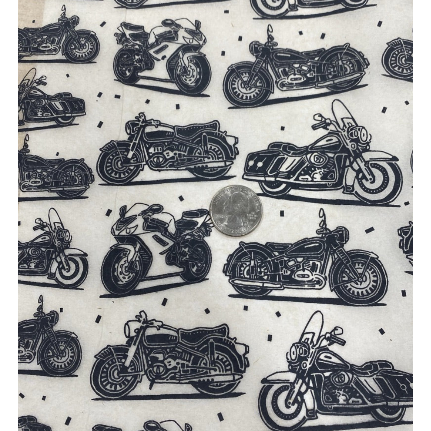 Elan Pottery Transfers Motorcycles Underglaze Transfer - Black