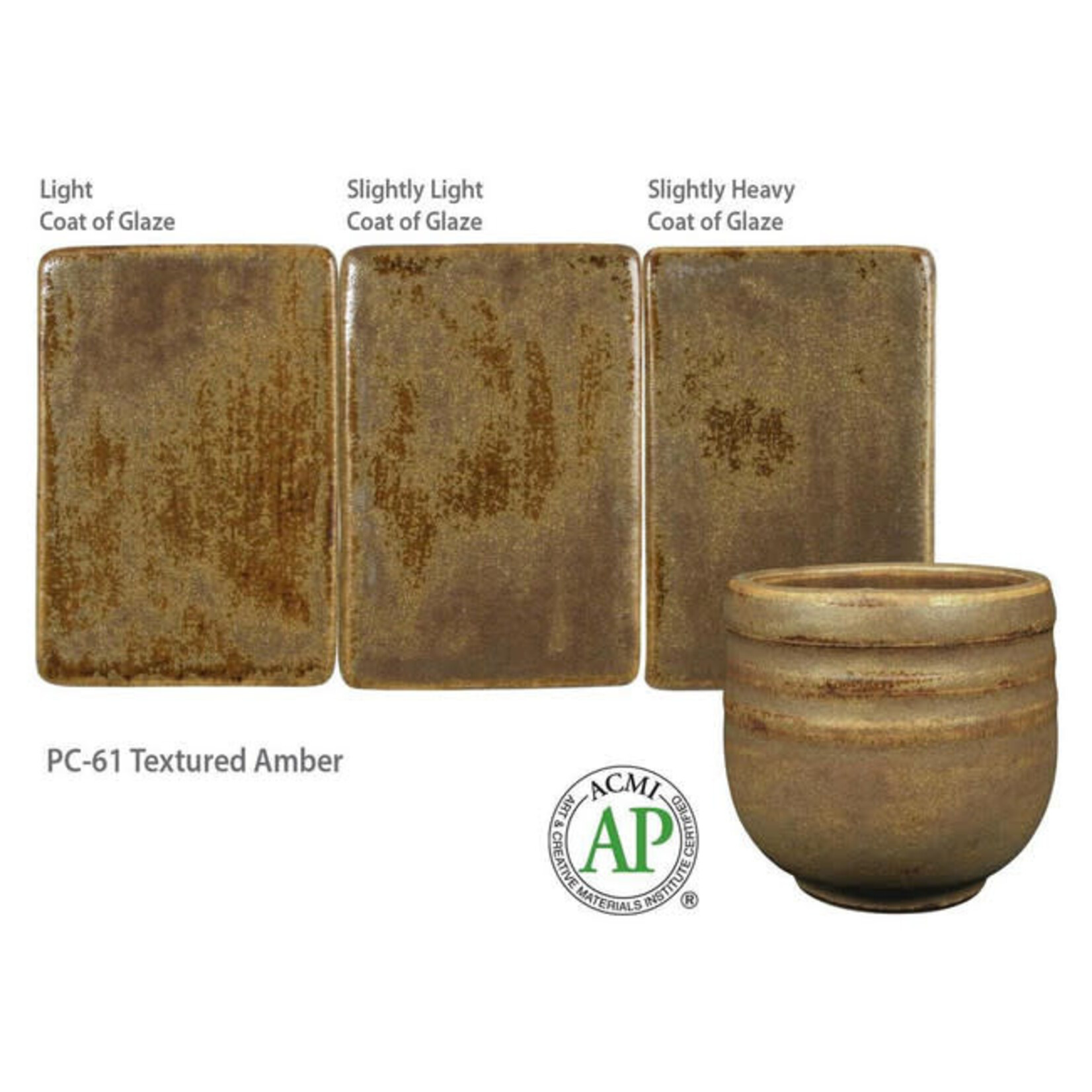 American Art Clay GZ LIQ PC-61 TEXTURED AMBER