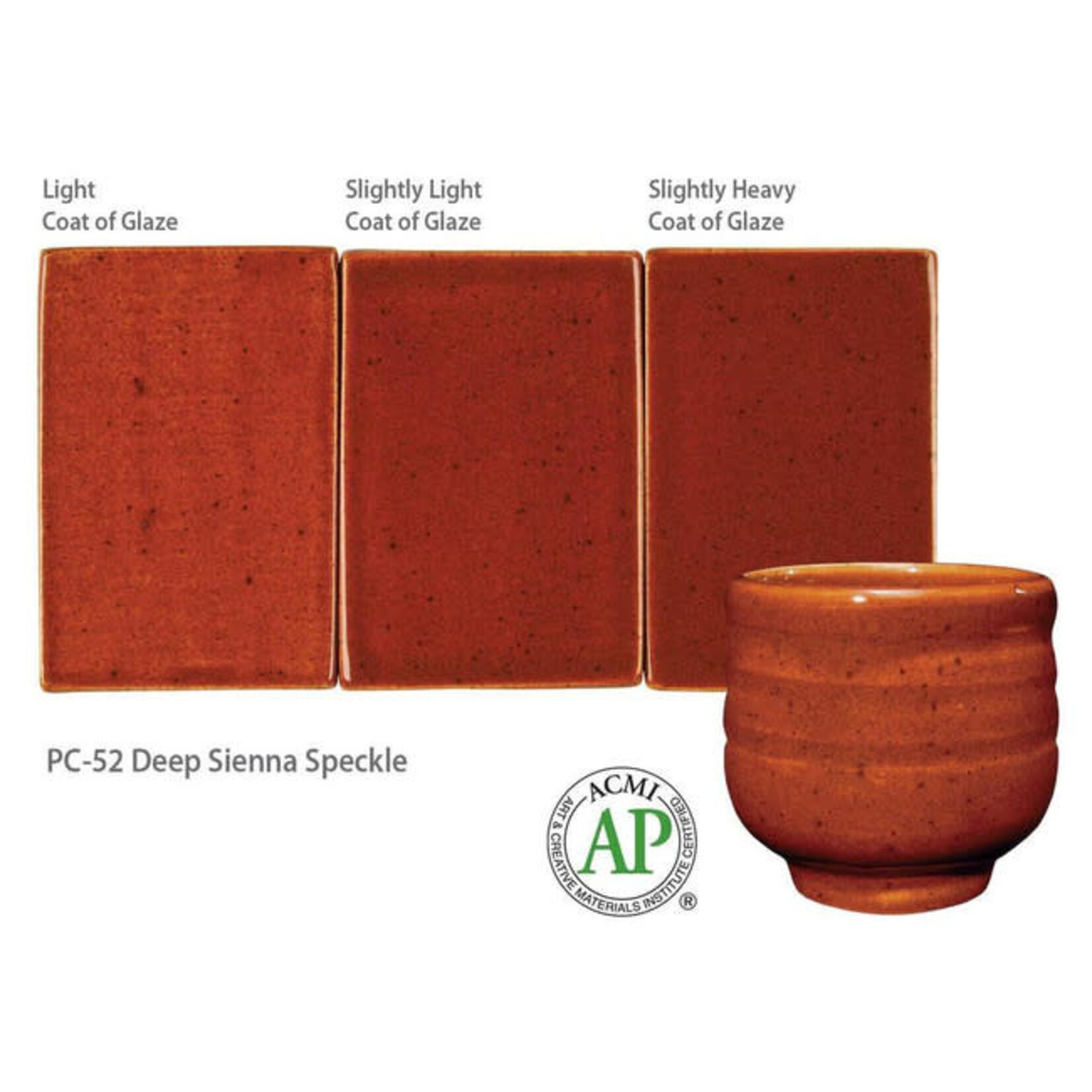 American Art Clay GZ LIQ PC-52 DEEP SIENNA SPECKLE