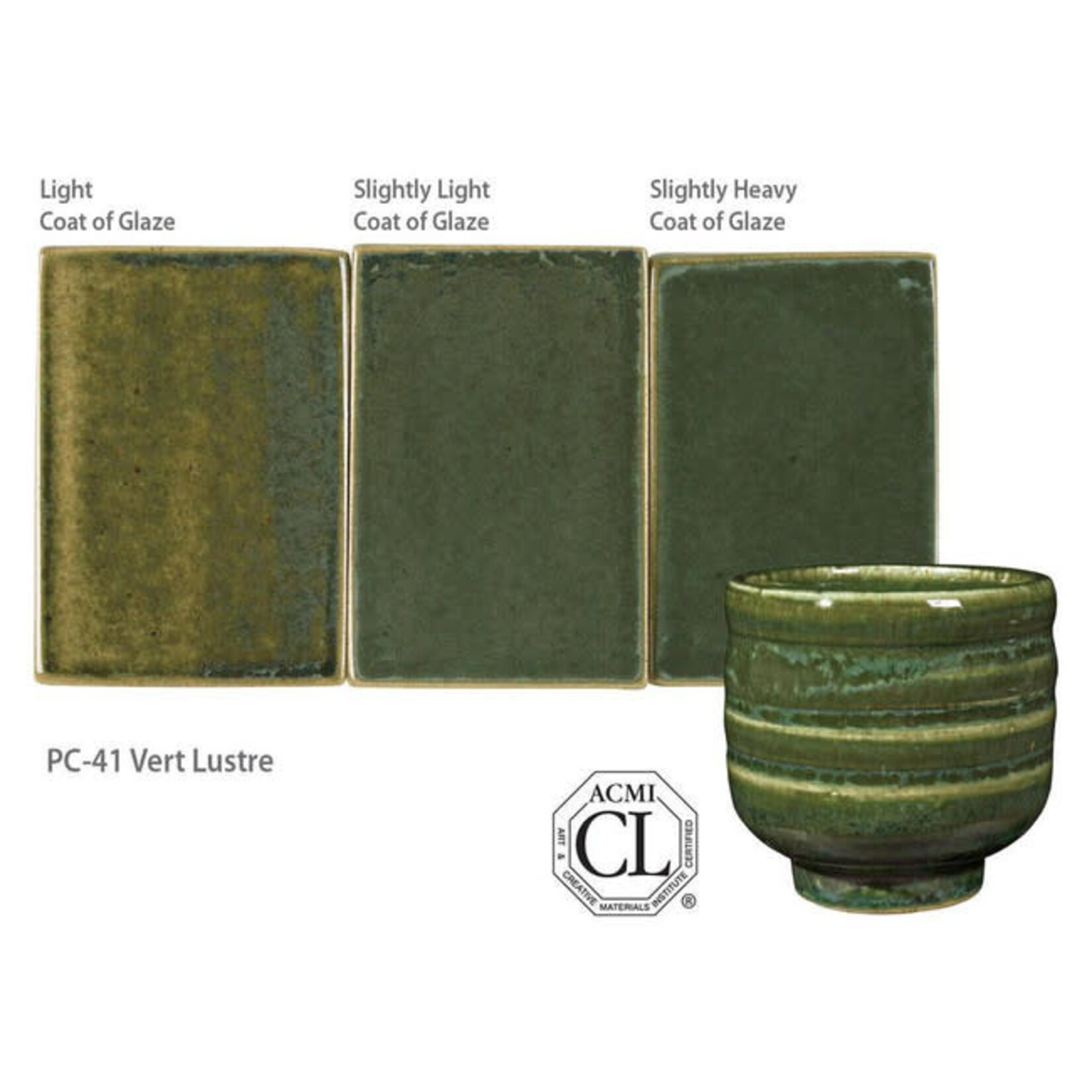 American Art Clay GZ LIQ PC-41 VERT LUSTRE