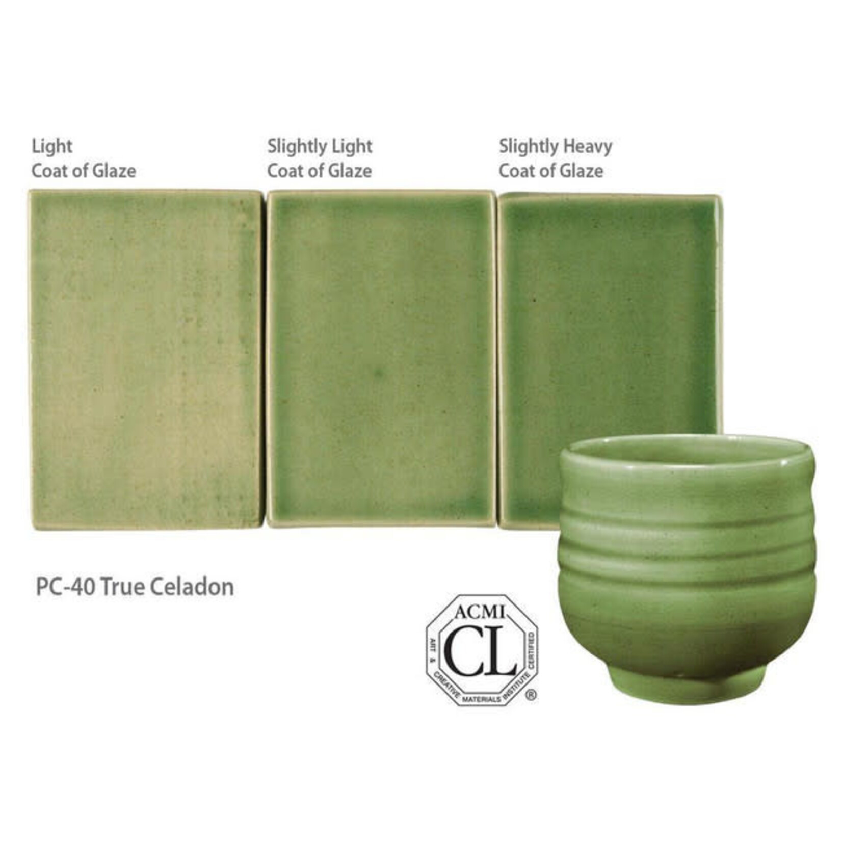 American Art Clay GZ LIQ PC-40 TRUE CELADON