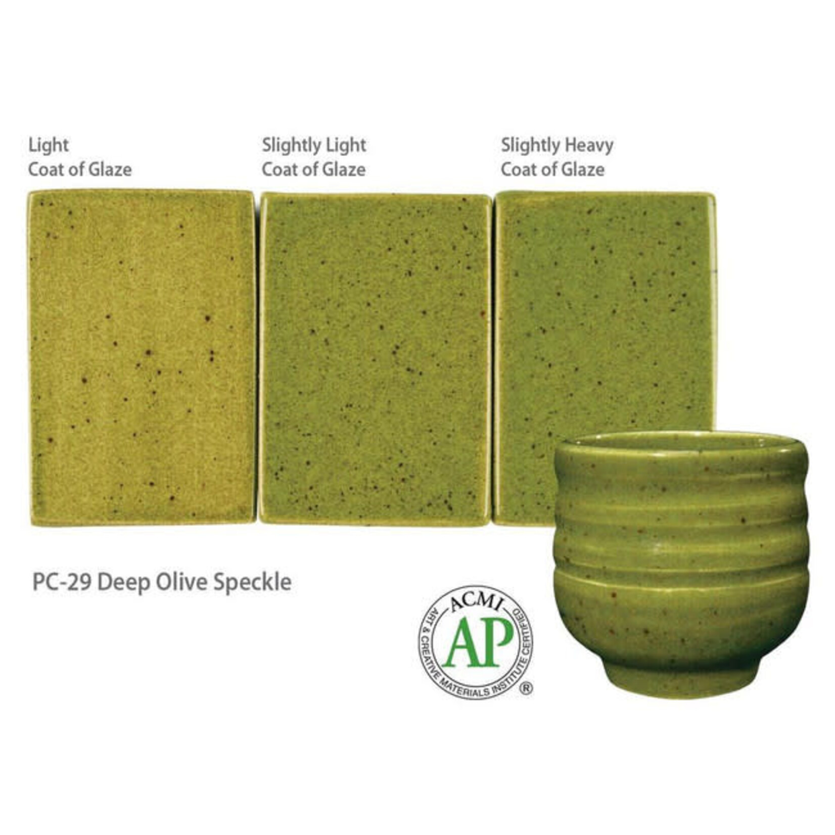 American Art Clay GZ LIQ PC-29 DEEP OLIVE SPECKLE