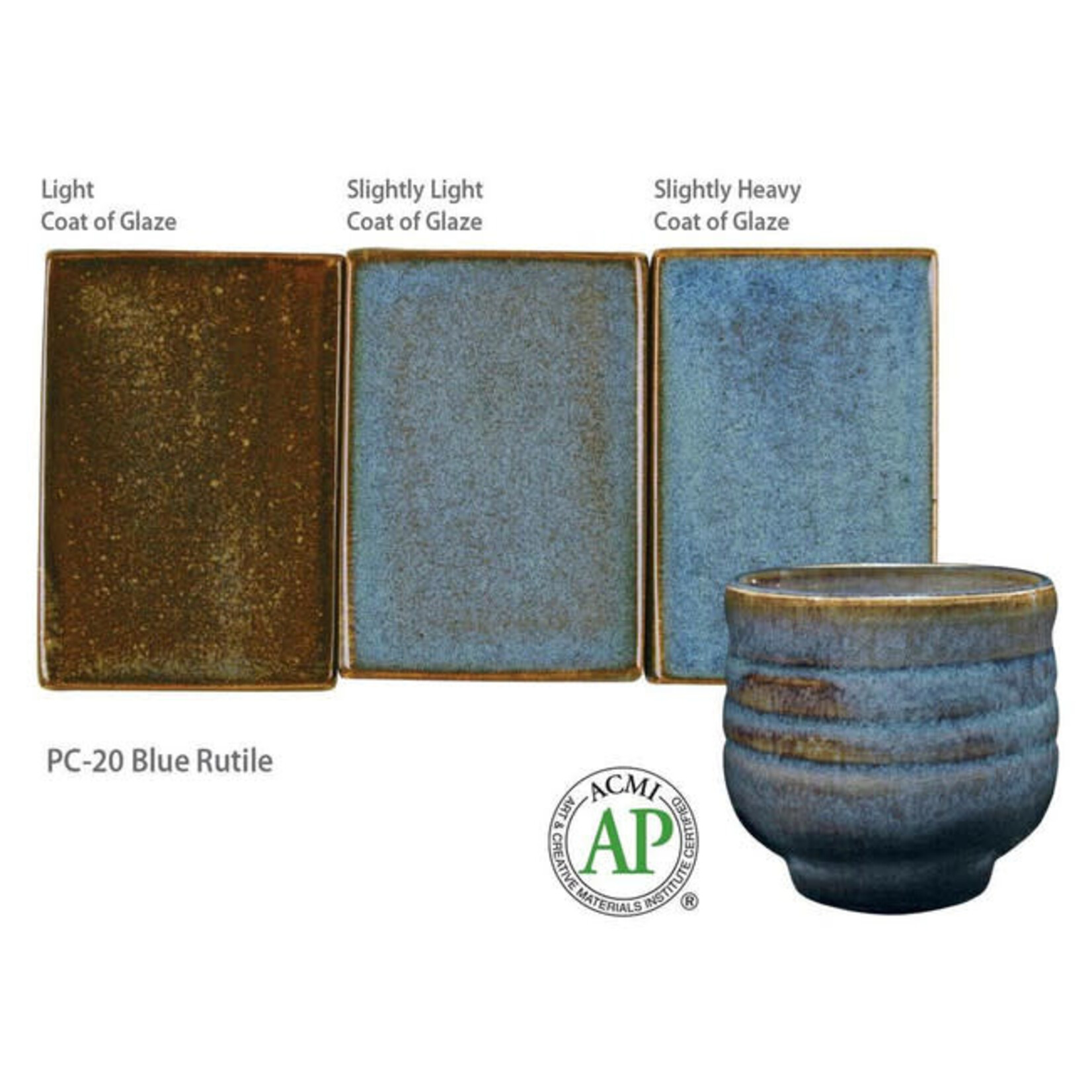 American Art Clay GZ LIQ PC-20 BLUE RUTILE