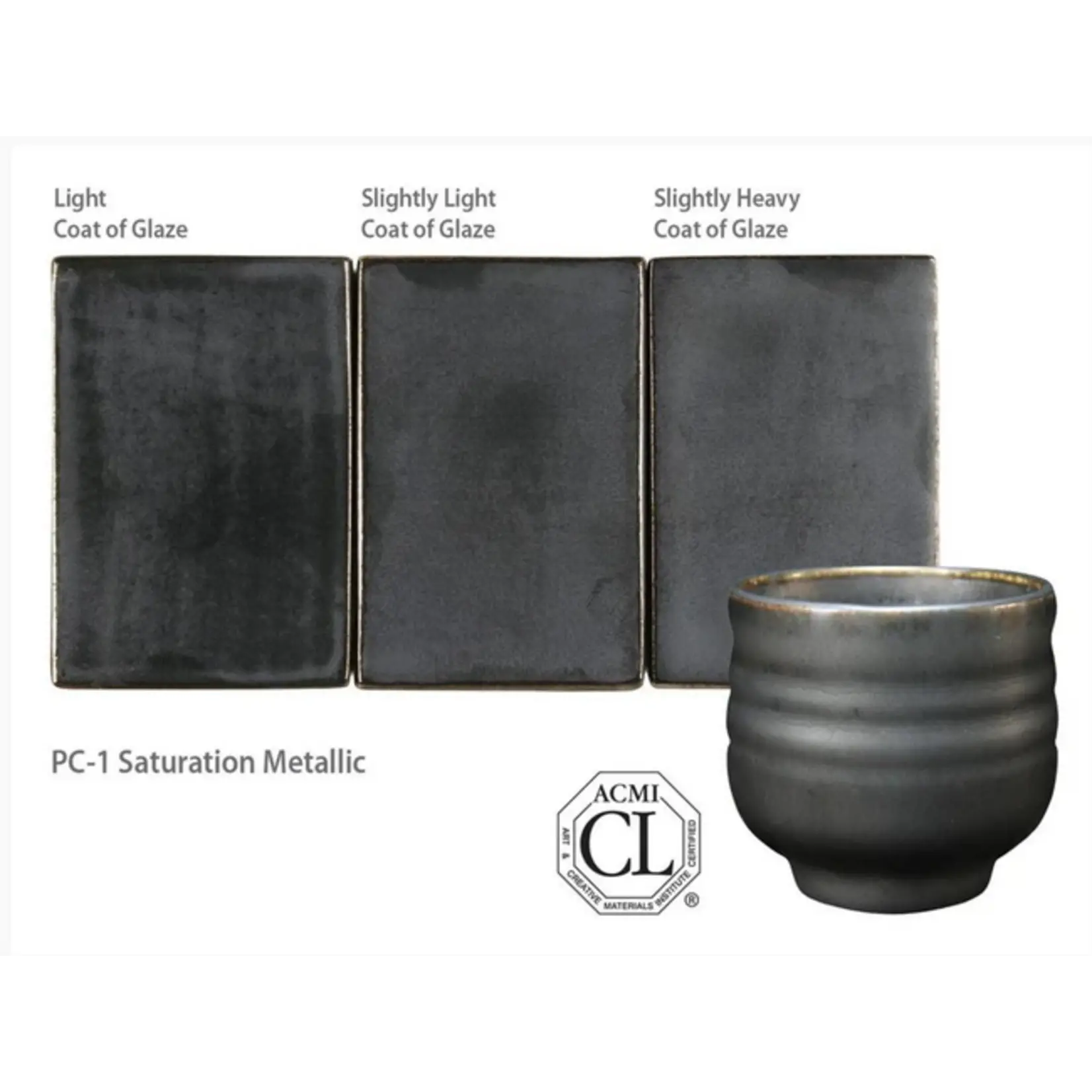 American Art Clay GZ LIQ PC-1 SATURATION METALLIC