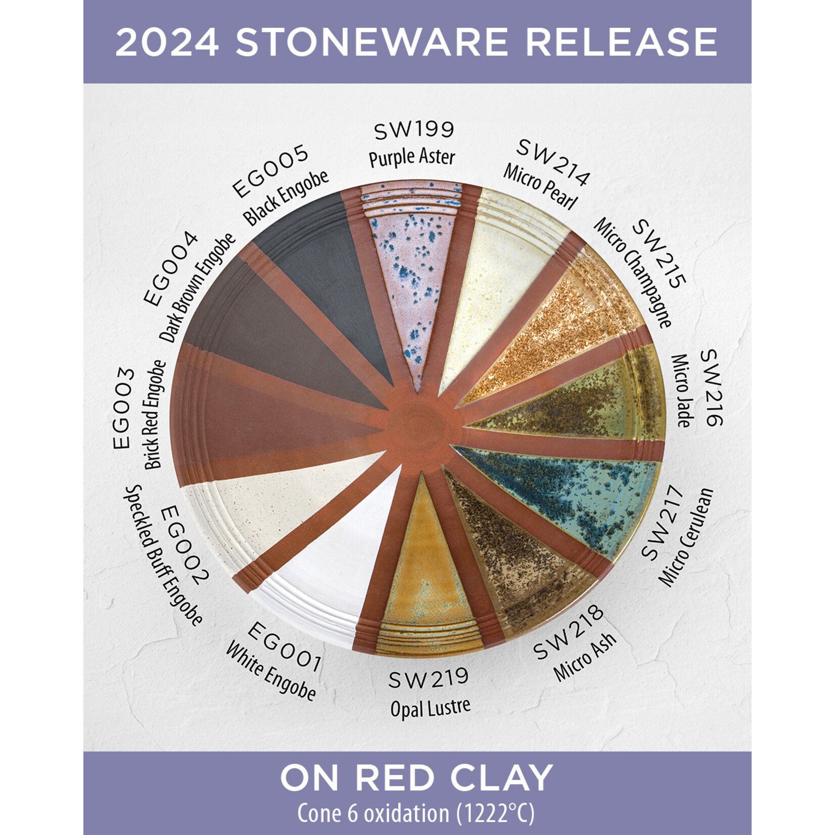 COLORAMICS, LLC MAYCO EG003 BRICK RED ENGOBE