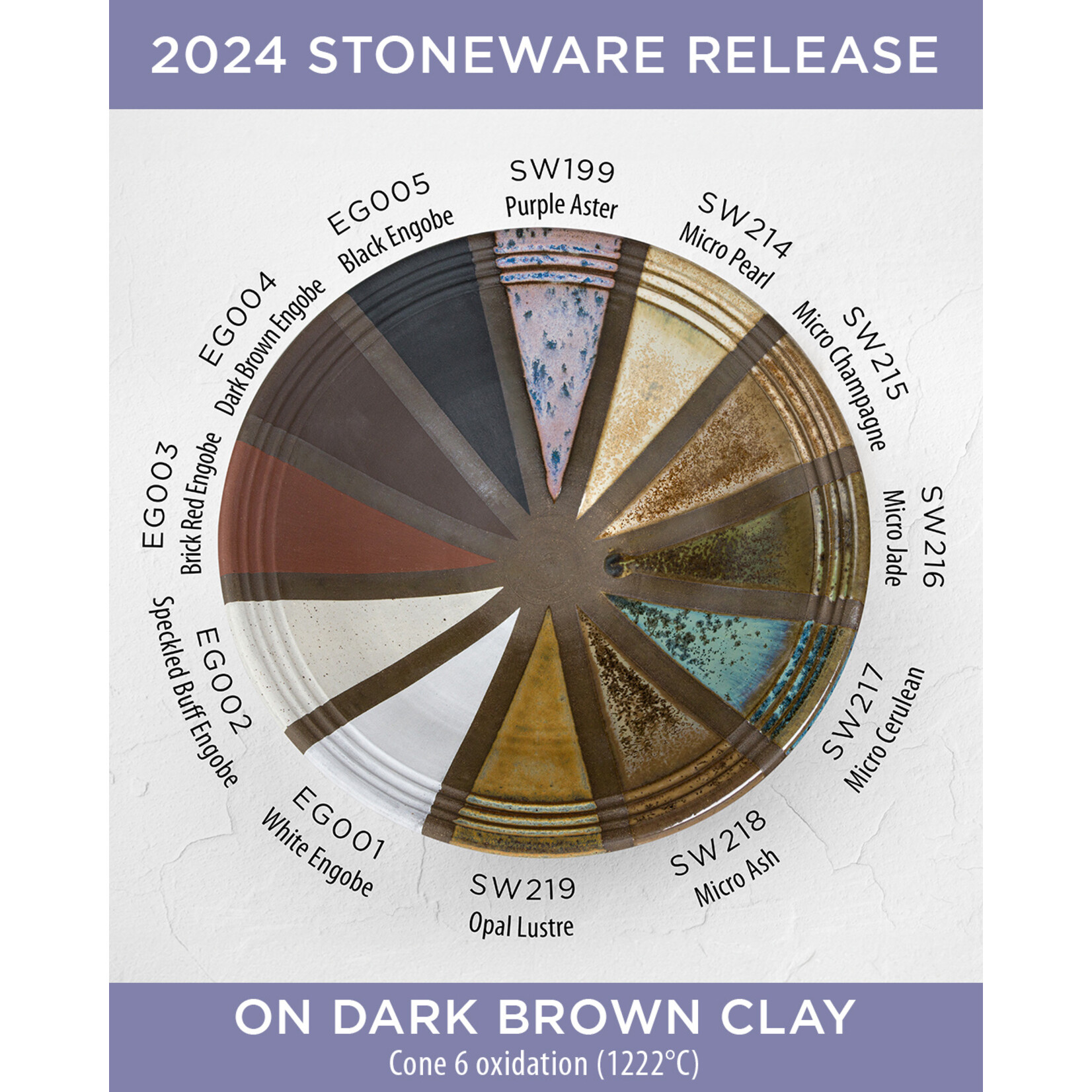 COLORAMICS, LLC MAYCO EG004 PT DARK BROWN ENGOBE