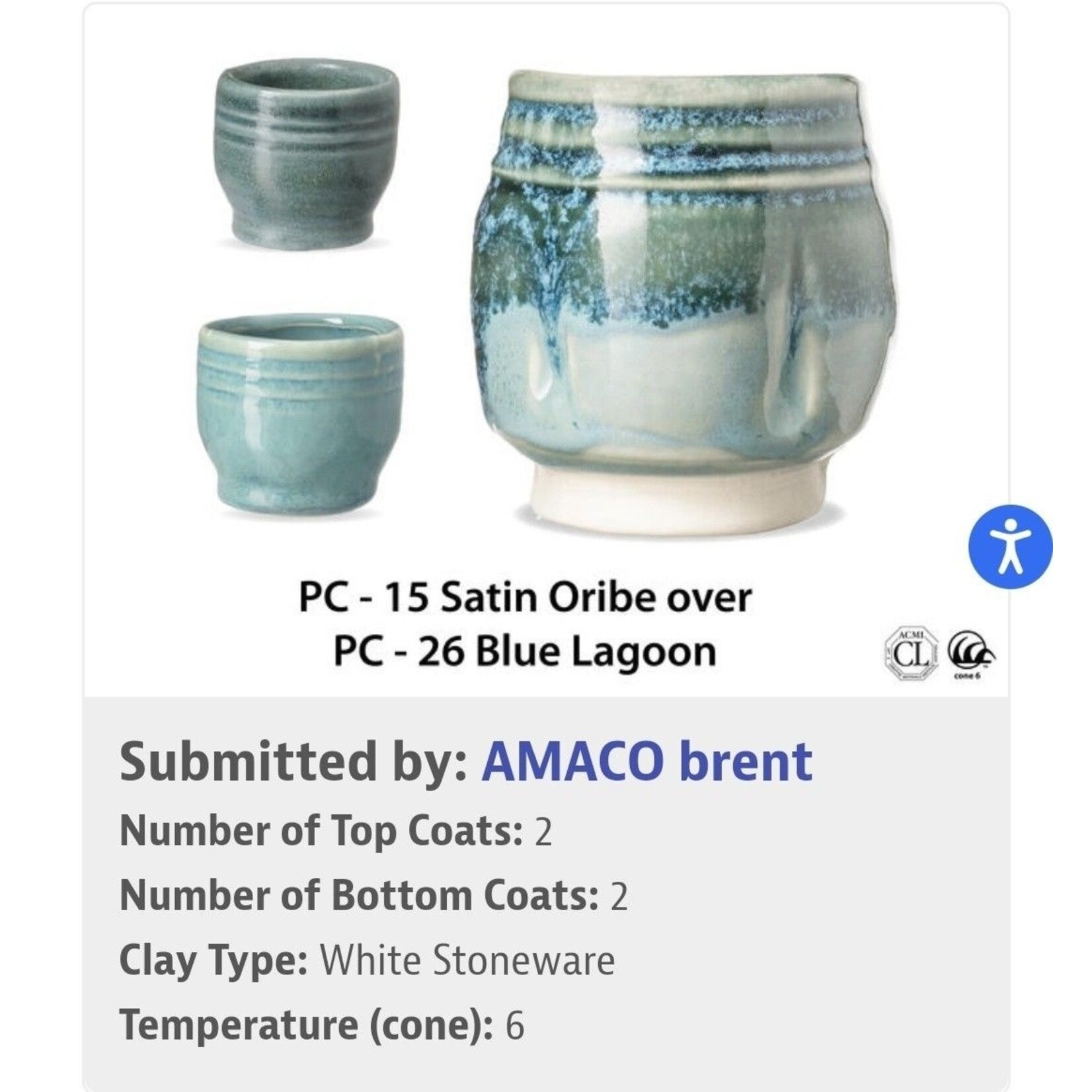 American Art Clay GZ LIQ PC-15 SATIN ORIBE